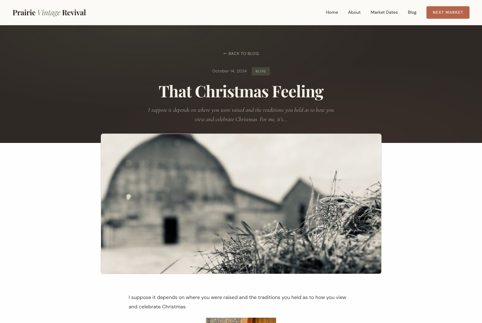 Prairie Vintage Revival screenshot