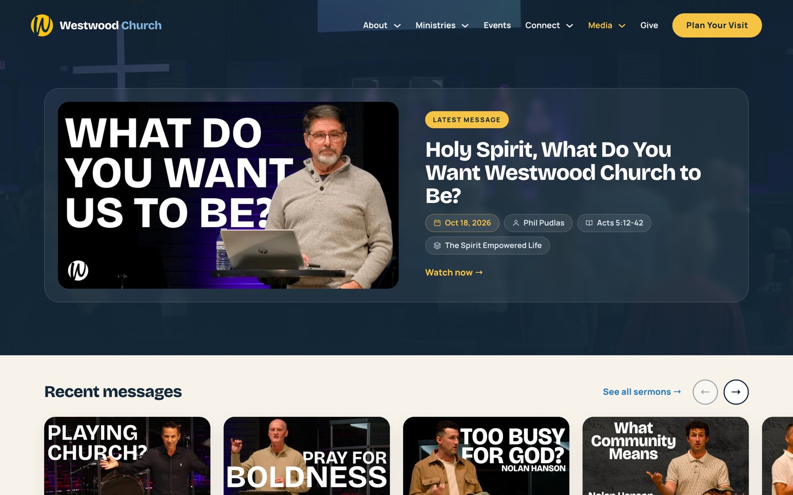 Westwood Church screenshot
