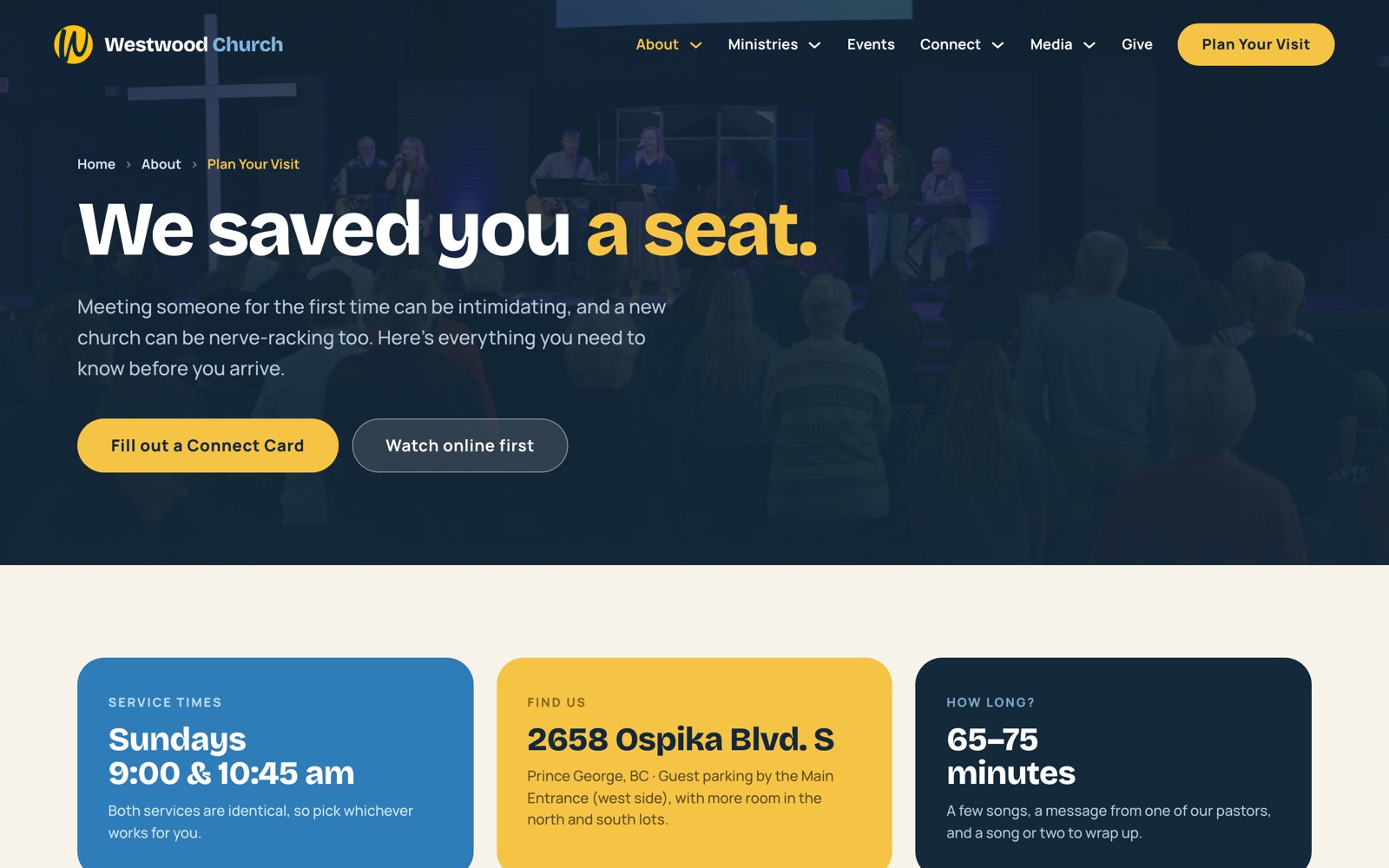 Westwood Church screenshot